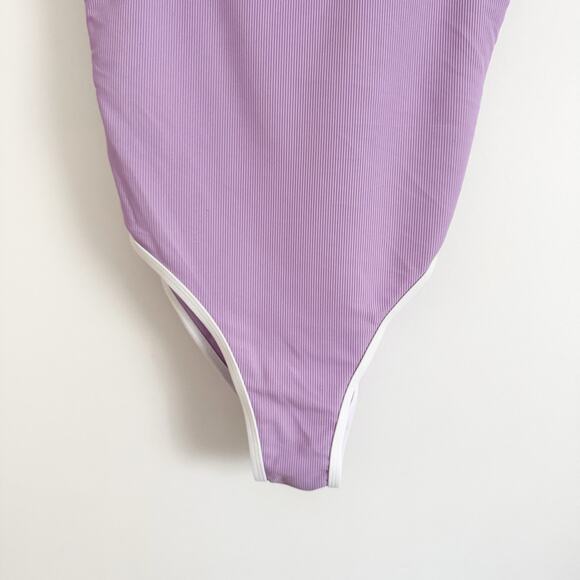 LAINSNOW Ocean Isle One Piece Swimsuit Lilac Purple XL - Picture 6 of 10